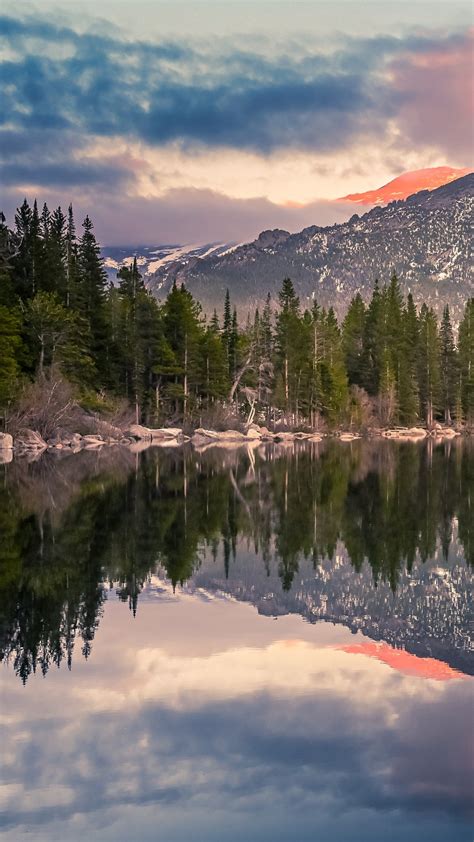 Bear Lake Reflection At Rocky Mountain National Park 4k 5k Hd Nature