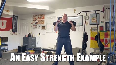An Easy Strength Workout Example Youtube