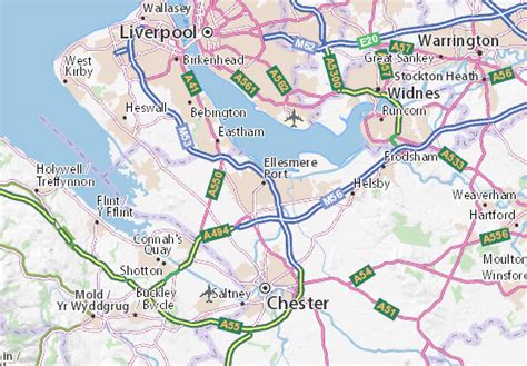 Michelin Ellesmere Port Map Viamichelin
