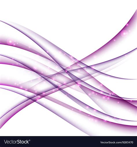 Abstract Purple Lines With Light Effects Vector Image