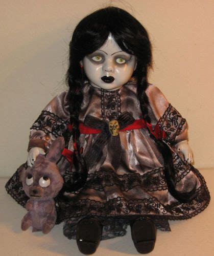 Ooak Horror Gothic Scary Porcelain Art Doll Spooky Little Toddler