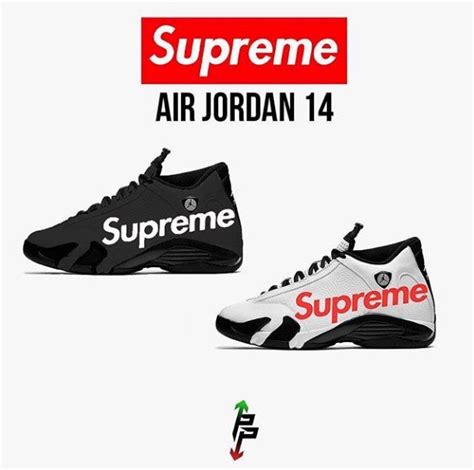 Supreme × Jordan Brand コラボ Air Jordan 14が2019ssに発売予定 Up To Date