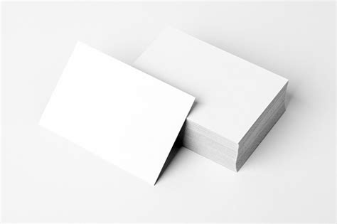 Stack Of A Blank Business Card Stock Photo Download Image Now Istock