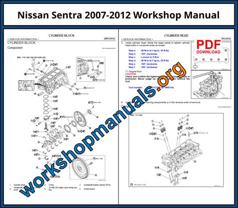 Nissan Sentra 2007 2012 Workshop Repair Manual Download Pdf