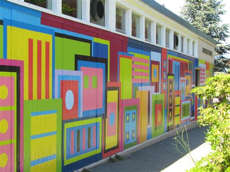 Mural At Nootka Elementary School Vancouver By Students From Langara