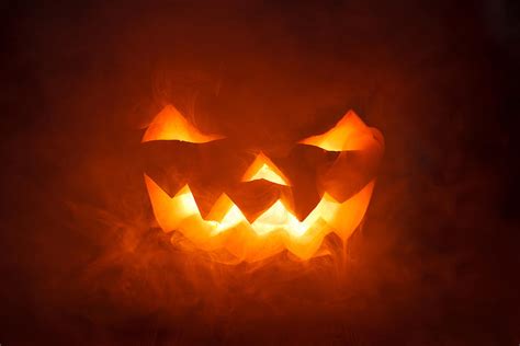 Scary Halloween Pumpkin Smile Photograph By Pavlo Kolotenko Pixels