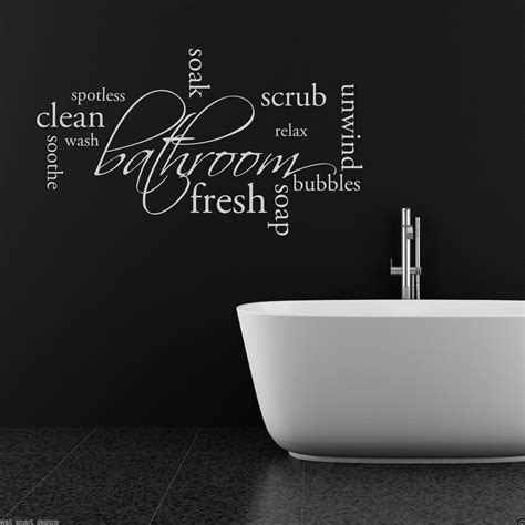 Relax Soap Bathroom Wall Art Sticker Quote Decal Mural Stencil Transfer Graphic Ebay