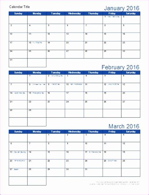 Vertex42 Printable Calendar In 2020 Quarterly Calendar Calendar