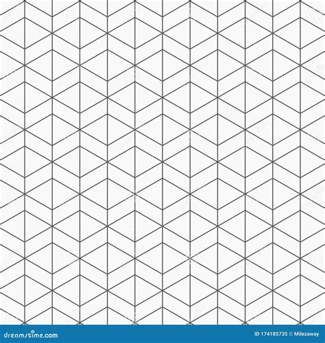 Geometric Vector Pattern Repeating Linear Triangle And Zigzag Pattern