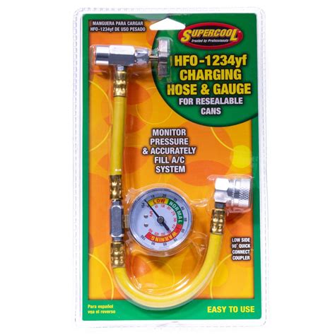 1234yf Universal Charging Hose With Gauge Tsi Supercool