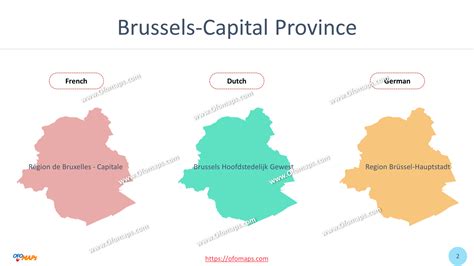 Belgium Brussels Capital Region Map Ofo Maps