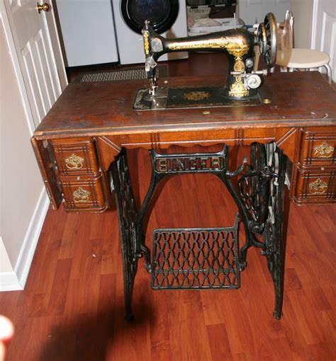 antique singer pedal sewing machine value antique poster
