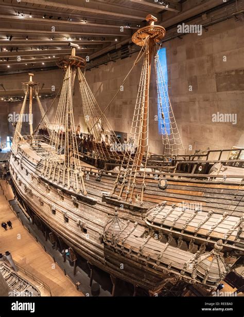 Stockholm Sweden November 18 2018 17th Century Warship Vasa