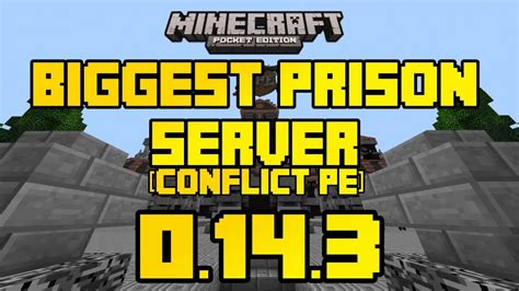 Best Biggest Prison Server For Mcpe 0143 Minecraft Pe Mcpe
