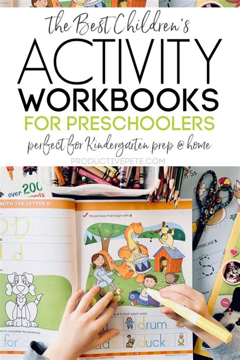 The Best Childrens Activity Workbooks For Preschoolers Activity