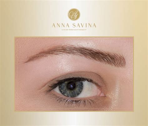 Luxury Permanent Make Up By Anna Savina Перманентный макияж бровей