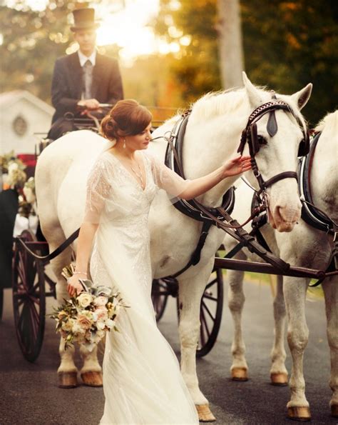 Fairytale Horse And Carriage Wedding In Virginia At Historic Rosemont