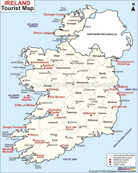 Tourist Map Of Ireland Artofit