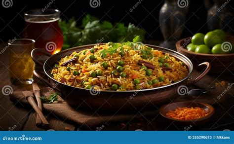 A Symphony of Spices and Fragrances in Keema Biryani Stock Illustration