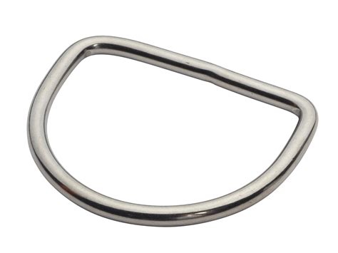 d ring 2 5 cm stainless steel straight