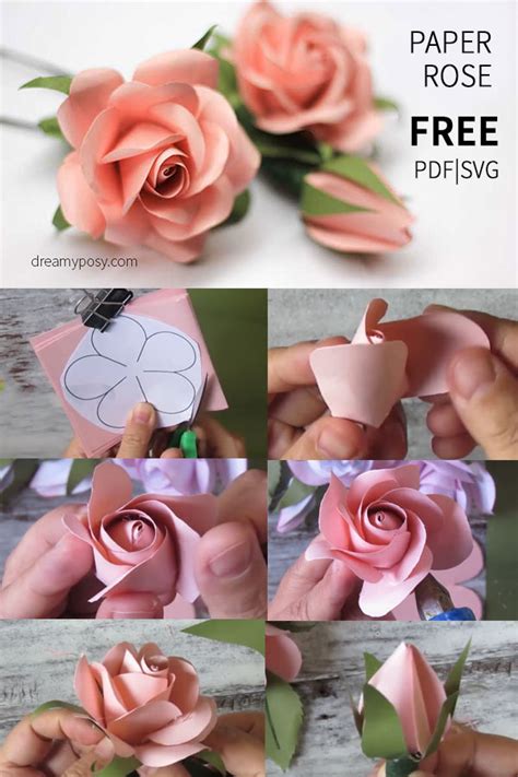 How To Make Paper Roses Step By Step With Pictures