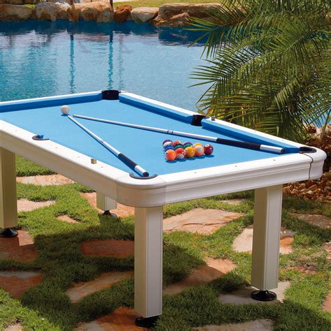 Shop Imperial 7ft Outdoor Pool Table All Weather With Playing
