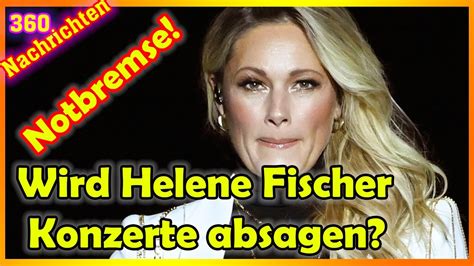 Helene Fischer Fühlt Sich Erschöpft Werden Die Diesjährigen Konzerte Abgesagt Youtube