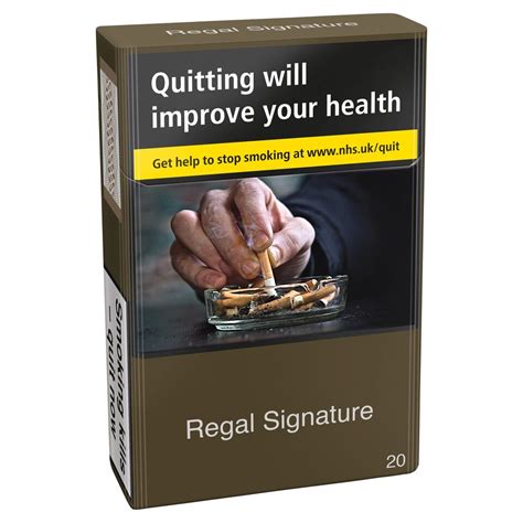 Regal Signature 20 Cigarettes Tesco Groceries