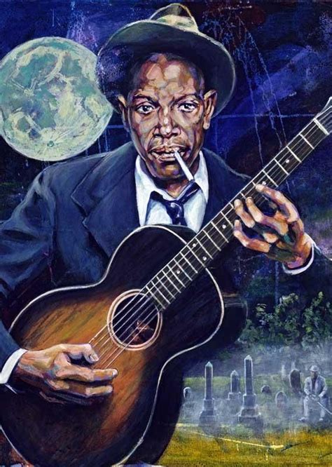 The Legend Of Robert Johnson Fine Art Print And Limited Edition Canvas