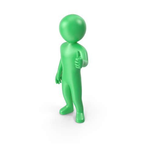 Green Stickman Thumbs Up Png Images And Psds For Download Pixelsquid