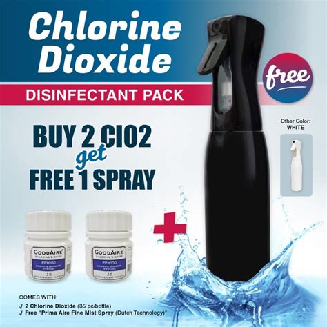 Chlorine Dioxide Disinfectant Pack Mmgaia