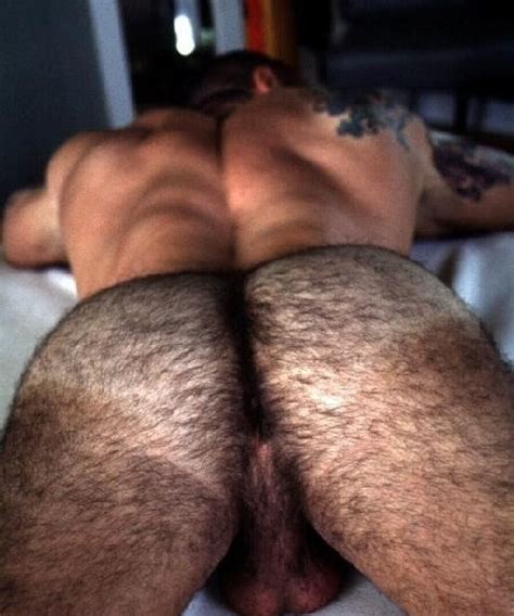 Naked Hairy Male Butts Cumception