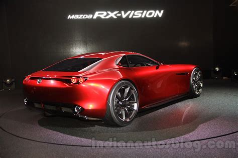 Mazda Rx Vision Rear Quarter At The 2015 Tokyo Motor Show