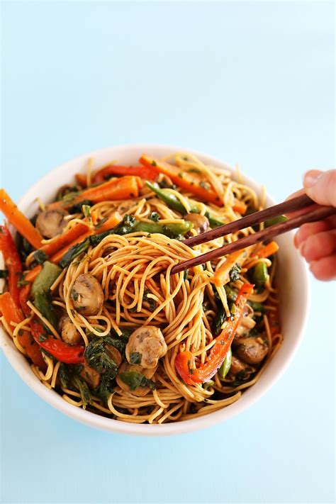 In lo mein, you do not have to partially boil noodles. EASY VEGETABLE LO MEIN | Recipe | Vegetable lo mein ...