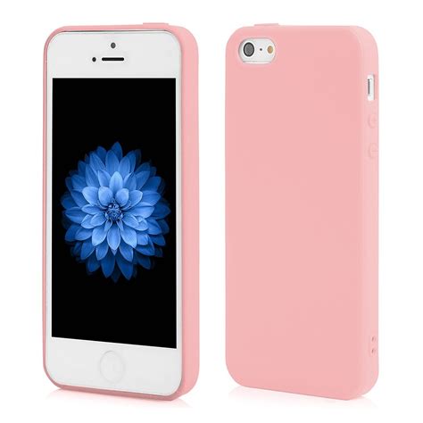 Kltrade Back Case Pudding Slim Do Apple Iphone 55sse Różowy Etui