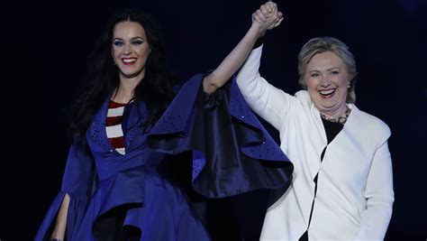 Hillary Clinton Models Millennial Pink Heels For Katy Perry S Shoe Line