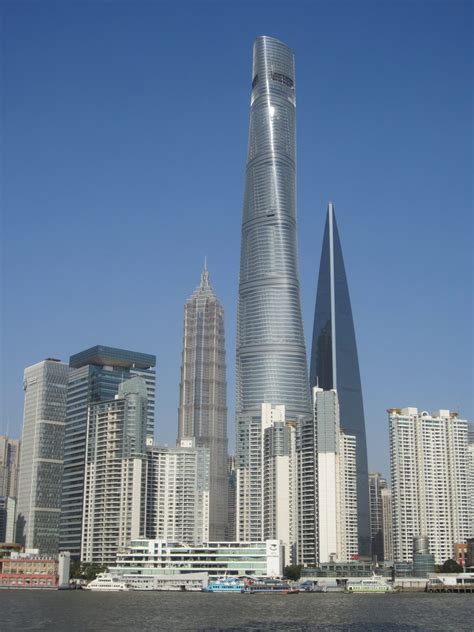 Shanghai Tower Chiny Drugi Najwyższy Budynek świata
