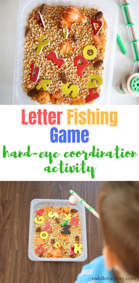 Letter Fishing Game Toddler At Play