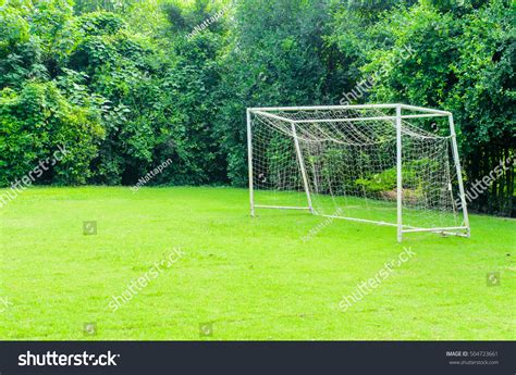Soccer Goal On Field Green Grass Stock Photo 504723661 Shutterstock