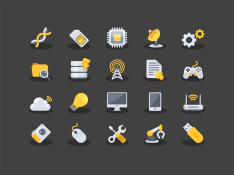 Tech Icon Set Free Download