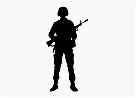 Military Soldier Silhouette Clip Art