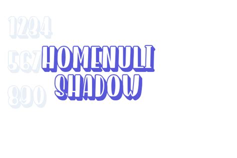 Homenuli Shadow Font Free Download