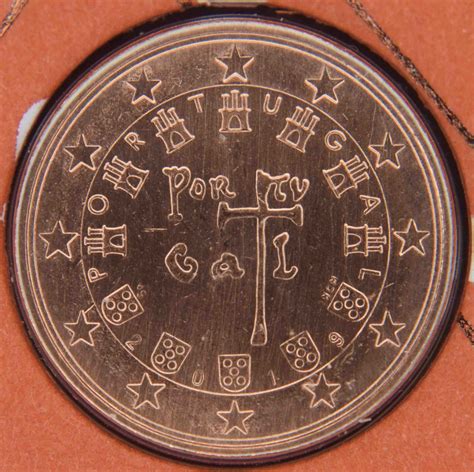 Portugal 1 Cent Coin 2019 Euro Coinstv The Online Eurocoins Catalogue