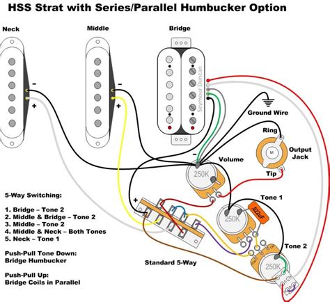 Wiring diagram seymour duncan source: Jb Jr Wiring Diagrams, Push Pull with Parallel or Split? A ...