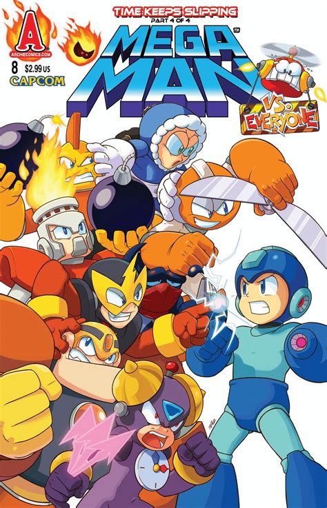 Mega Man Issue 8 Archie Comics Mmkb The Mega Man Knowledge Base