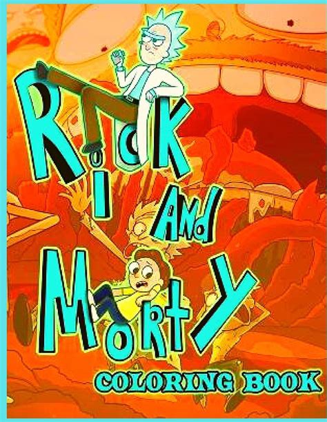 Buy Rick And Morty Stoner Coloring Book Rick And Morty Stoner Coloring