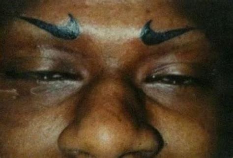 This Major Nike Fan Tattoo Fails Bad Eyebrows Funny Tattoos