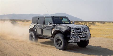 Ford Releases Bronco Spy Shot Showing High Performance Variant