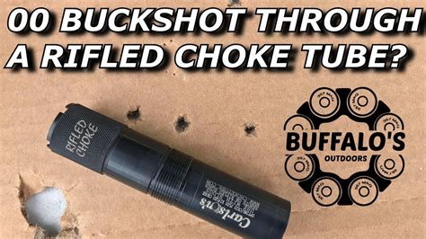 Buckshot Through A Rifled Choke Youtube