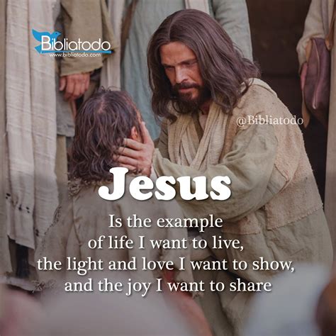 Jesus Is The Example Of Life I Want To Live Christian Pictures